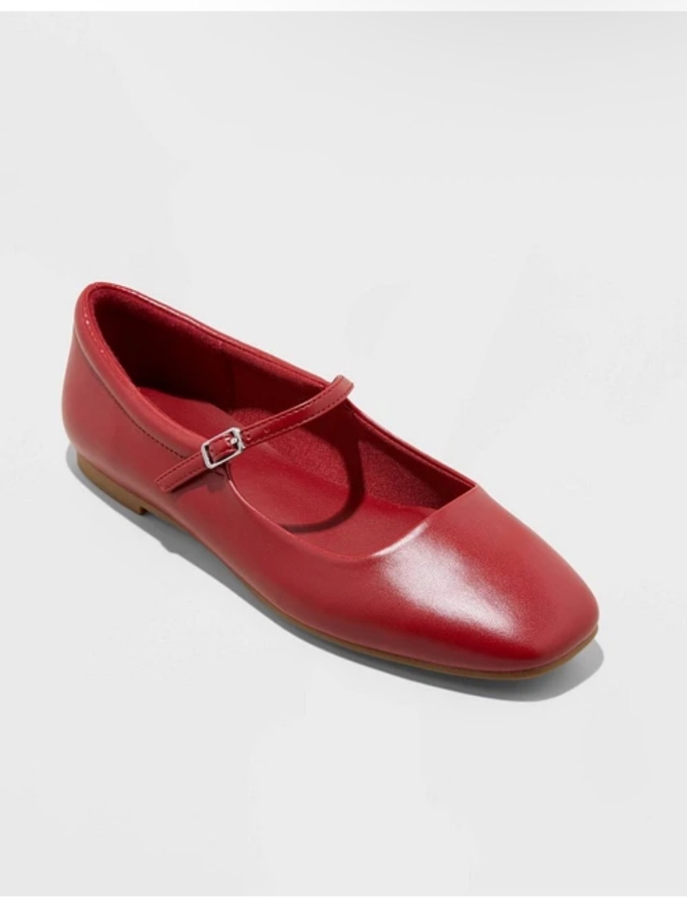 Wild Fable Red Mary Jane Flats Size US 7